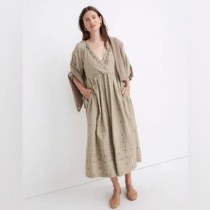 Madewell Marianna Embroidered Maxi Dress